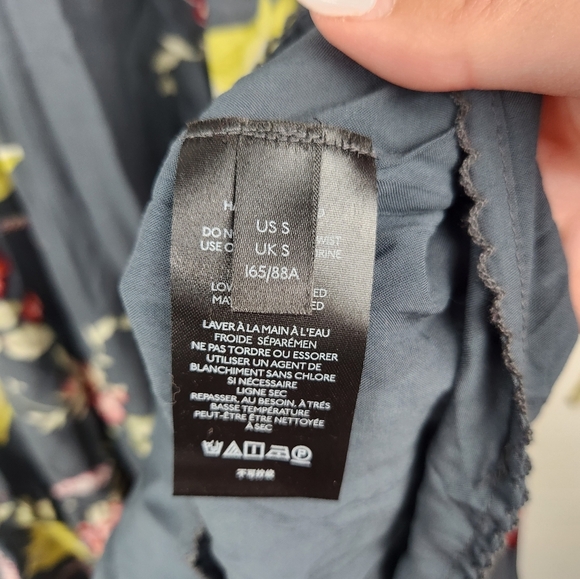 Anthropologie Evelin Maxi Dress Green Floral Boho Size Small - Picture 4 of 6